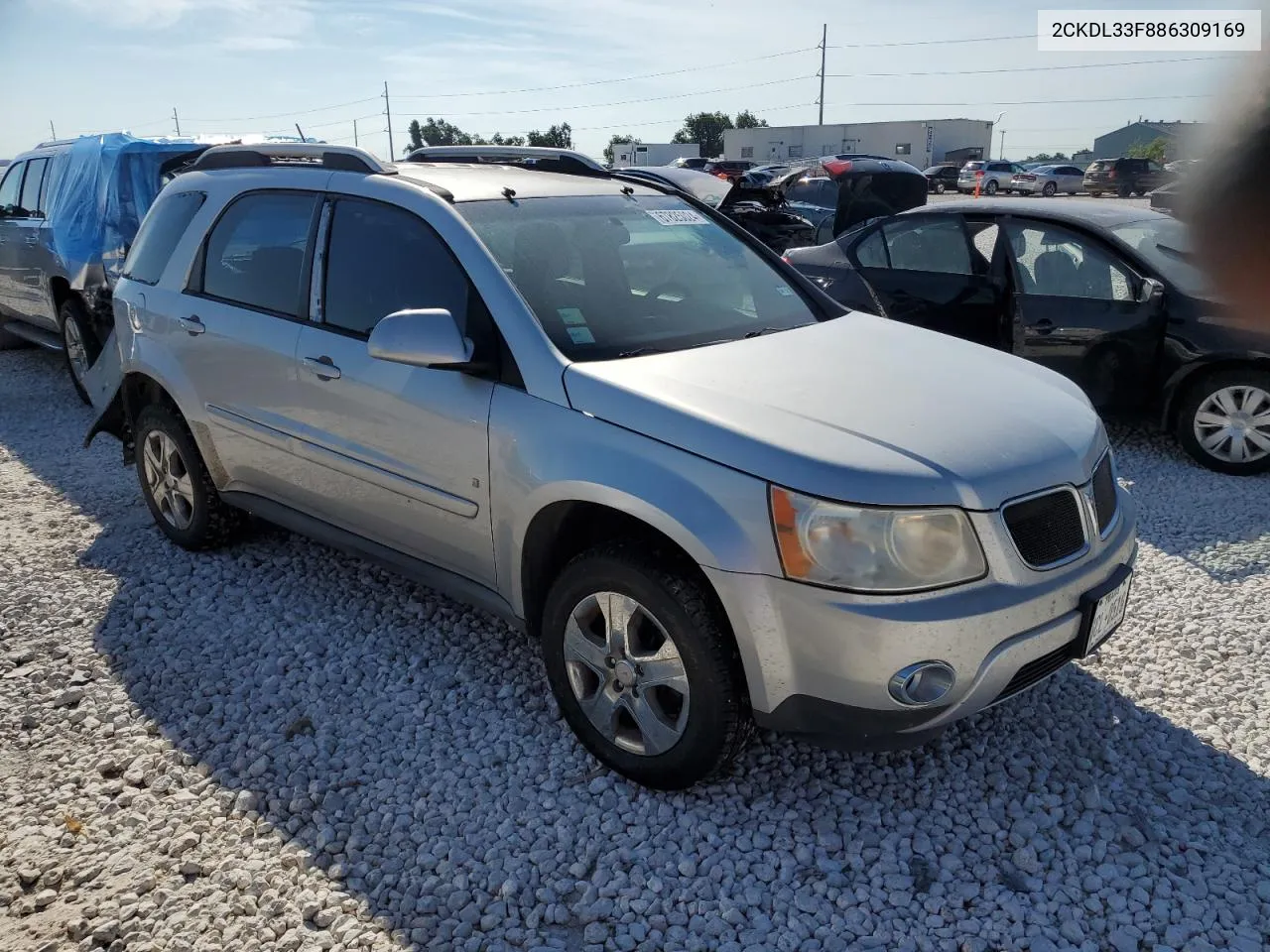 2008 Pontiac Torrent VIN: 2CKDL33F886309169 Lot: 67825024