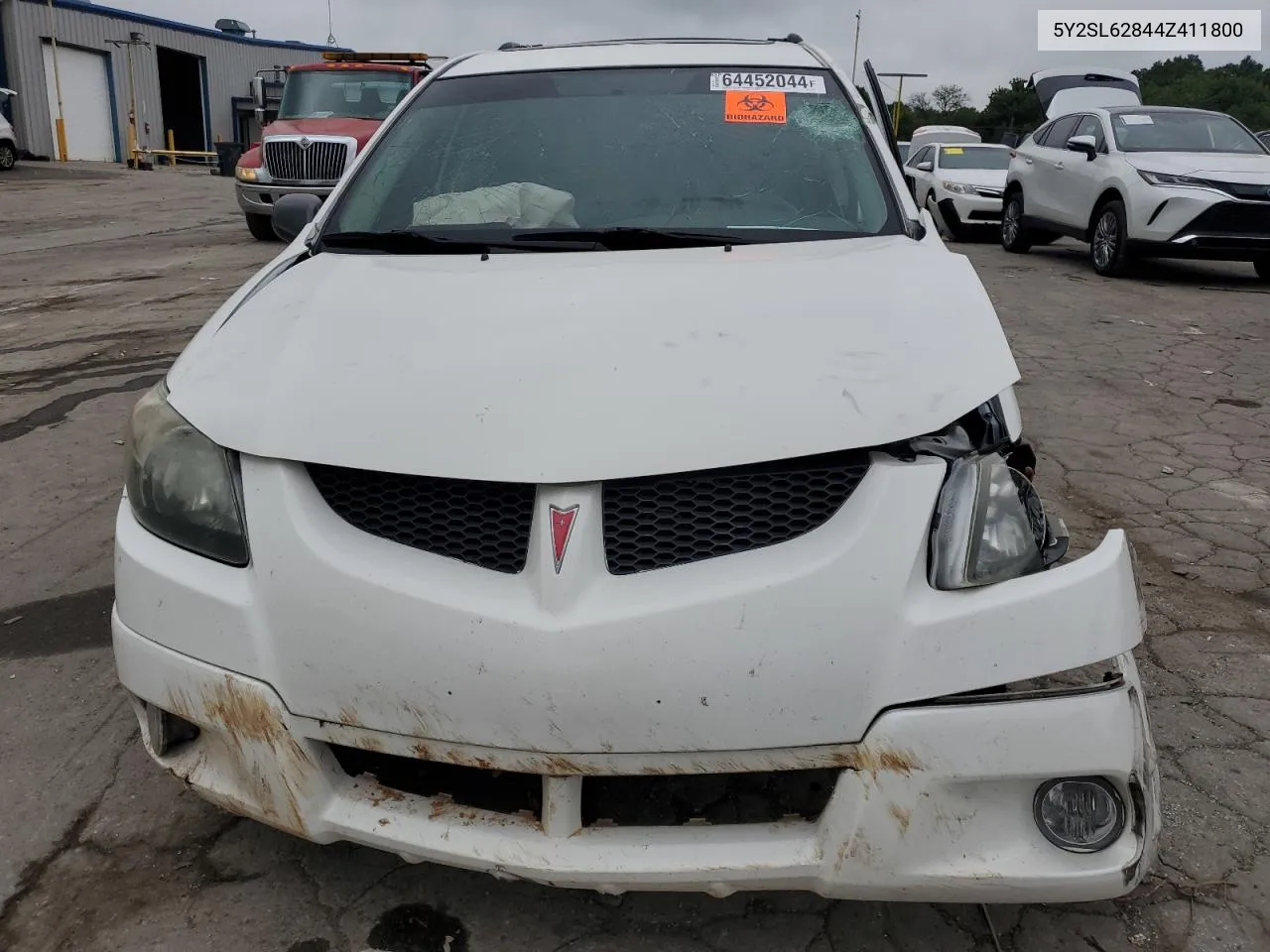 2004 Pontiac Vibe VIN: 5Y2SL62844Z411800 Lot: 67953824