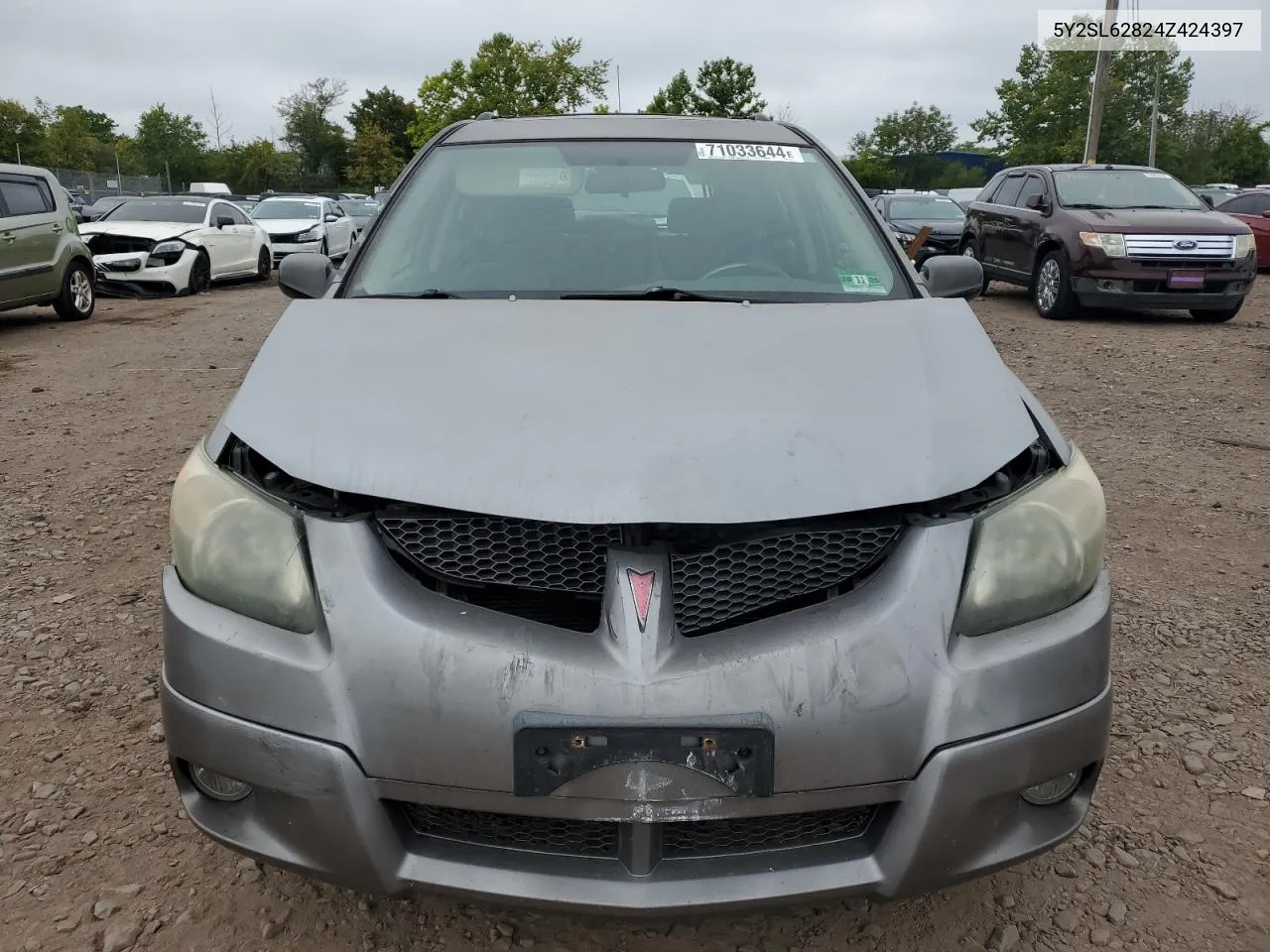 2004 Pontiac Vibe VIN: 5Y2SL62824Z424397 Lot: 71033644