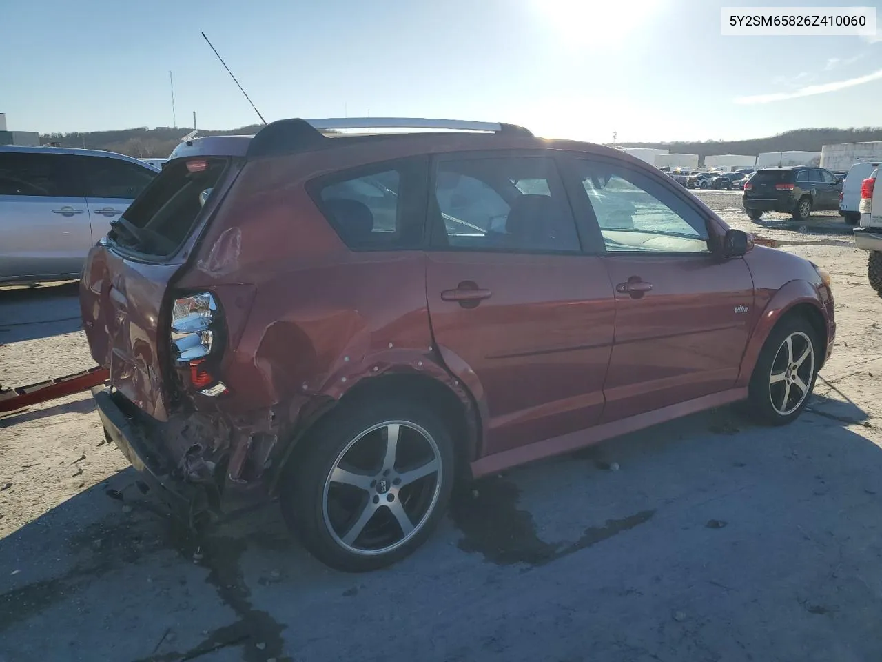 2006 Pontiac Vibe VIN: 5Y2SM65826Z410060 Lot: 38359884