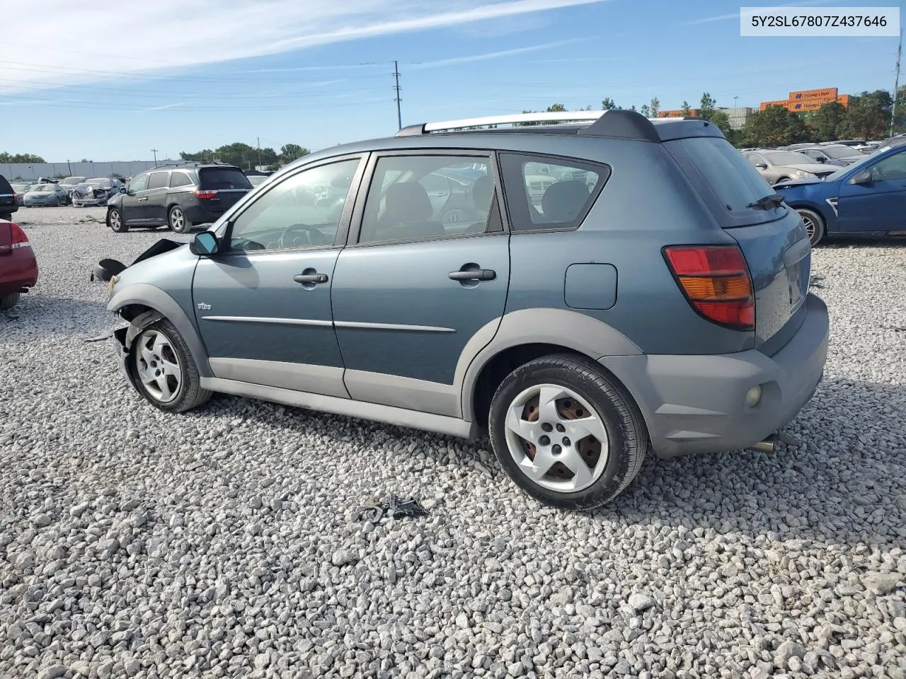 2007 Pontiac Vibe VIN: 5Y2SL67807Z437646 Lot: 69083094