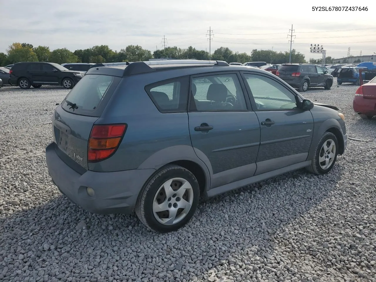 2007 Pontiac Vibe VIN: 5Y2SL67807Z437646 Lot: 69083094