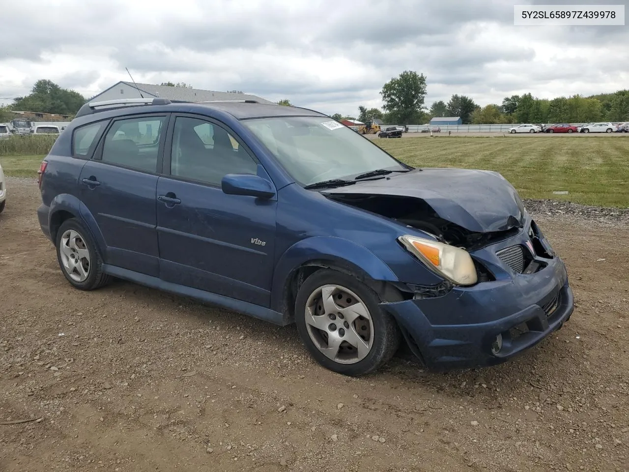 2007 Pontiac Vibe VIN: 5Y2SL65897Z439978 Lot: 70662194