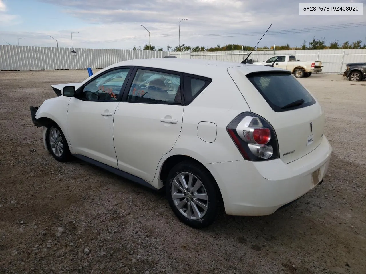 2009 Pontiac Vibe VIN: 5Y2SP67819Z408020 Lot: 60615112