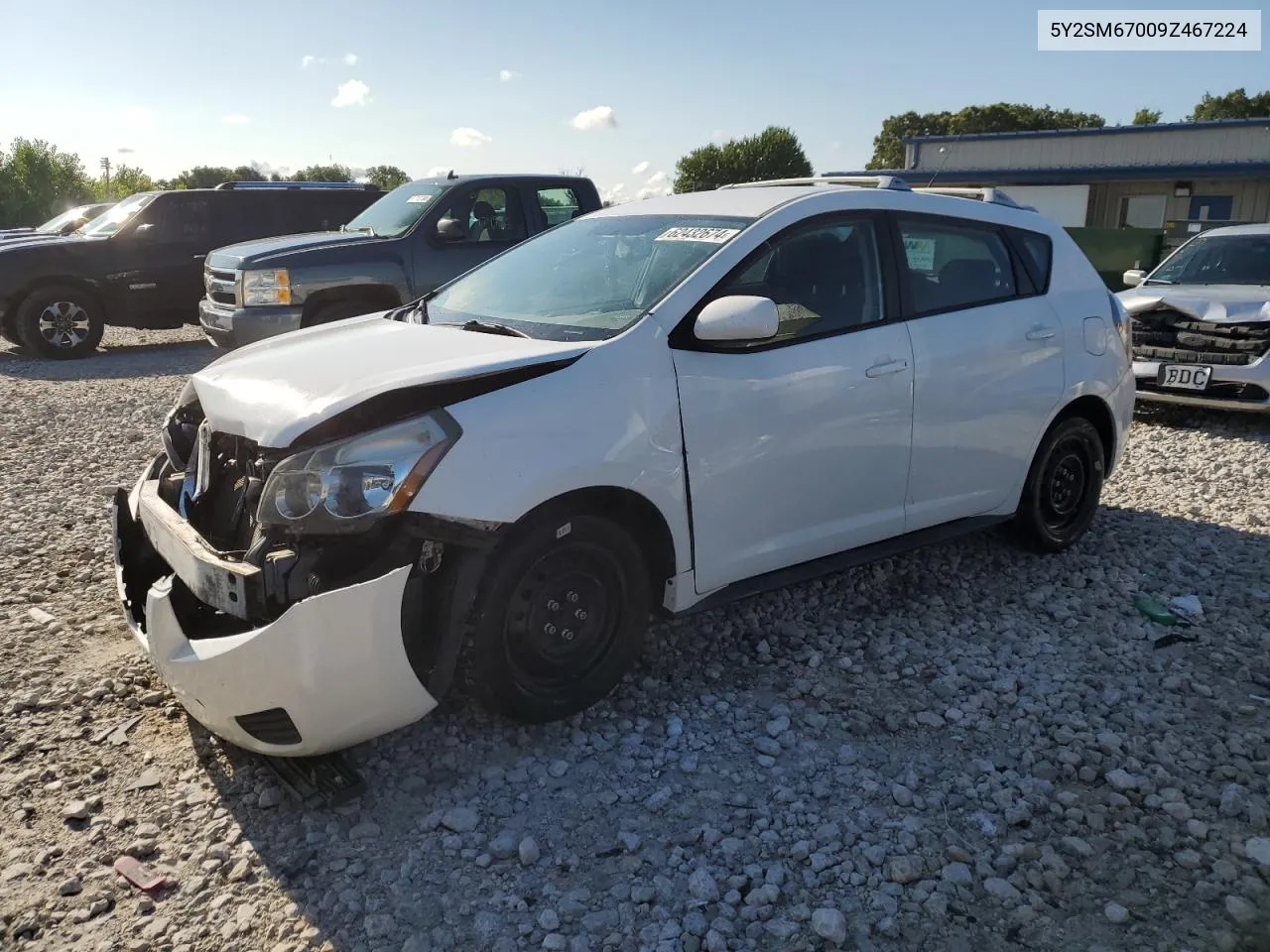 2009 Pontiac Vibe VIN: 5Y2SM67009Z467224 Lot: 62432674