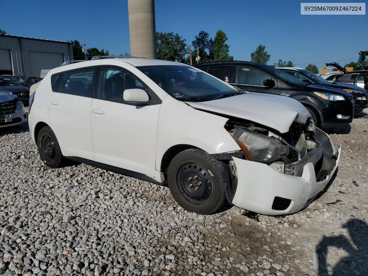 2009 Pontiac Vibe VIN: 5Y2SM67009Z467224 Lot: 62432674