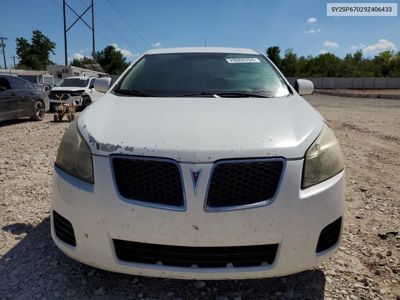 2009 Pontiac Vibe VIN: 5Y2SP67029Z406433 Lot: 70069704