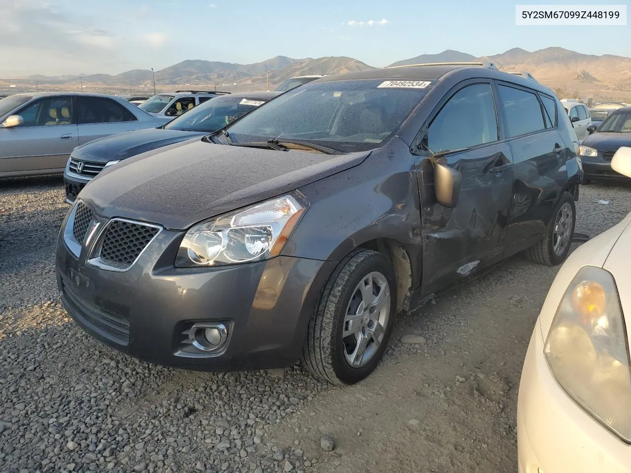 2009 Pontiac Vibe VIN: 5Y2SM67099Z448199 Lot: 70492534