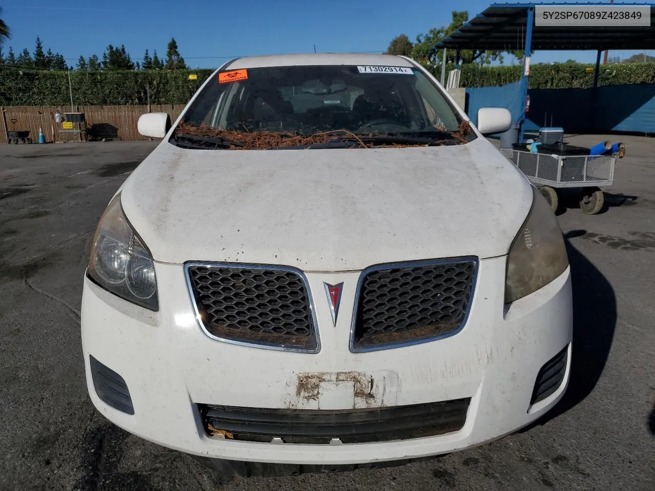 2009 Pontiac Vibe VIN: 5Y2SP67089Z423849 Lot: 71302914