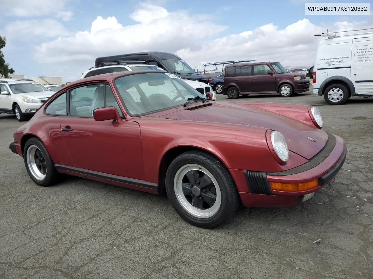 WP0AB0917KS120332 1989 Porsche 911 Carrera