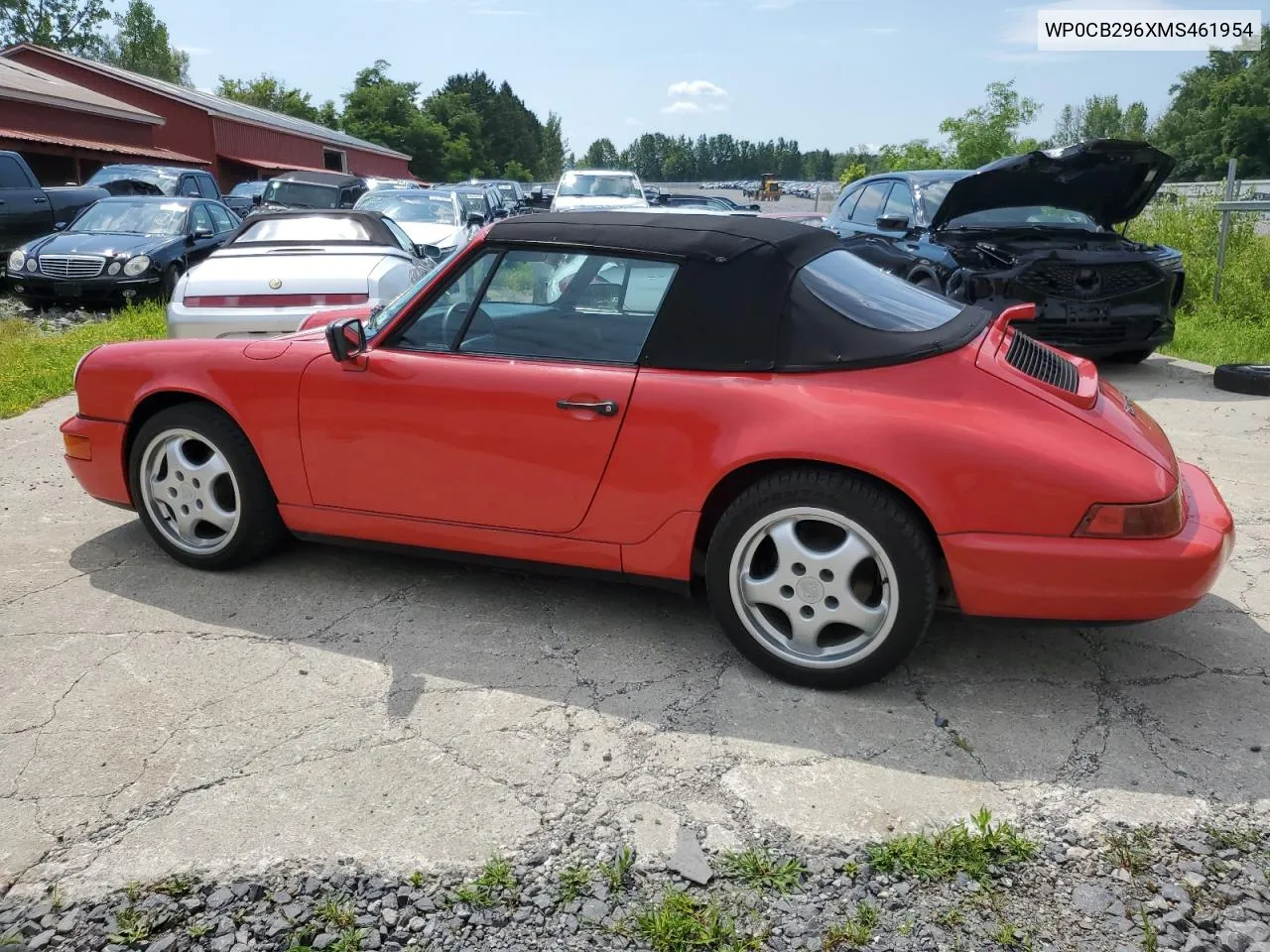 WP0CB296XMS461954 1991 Porsche 911 Carrera 2