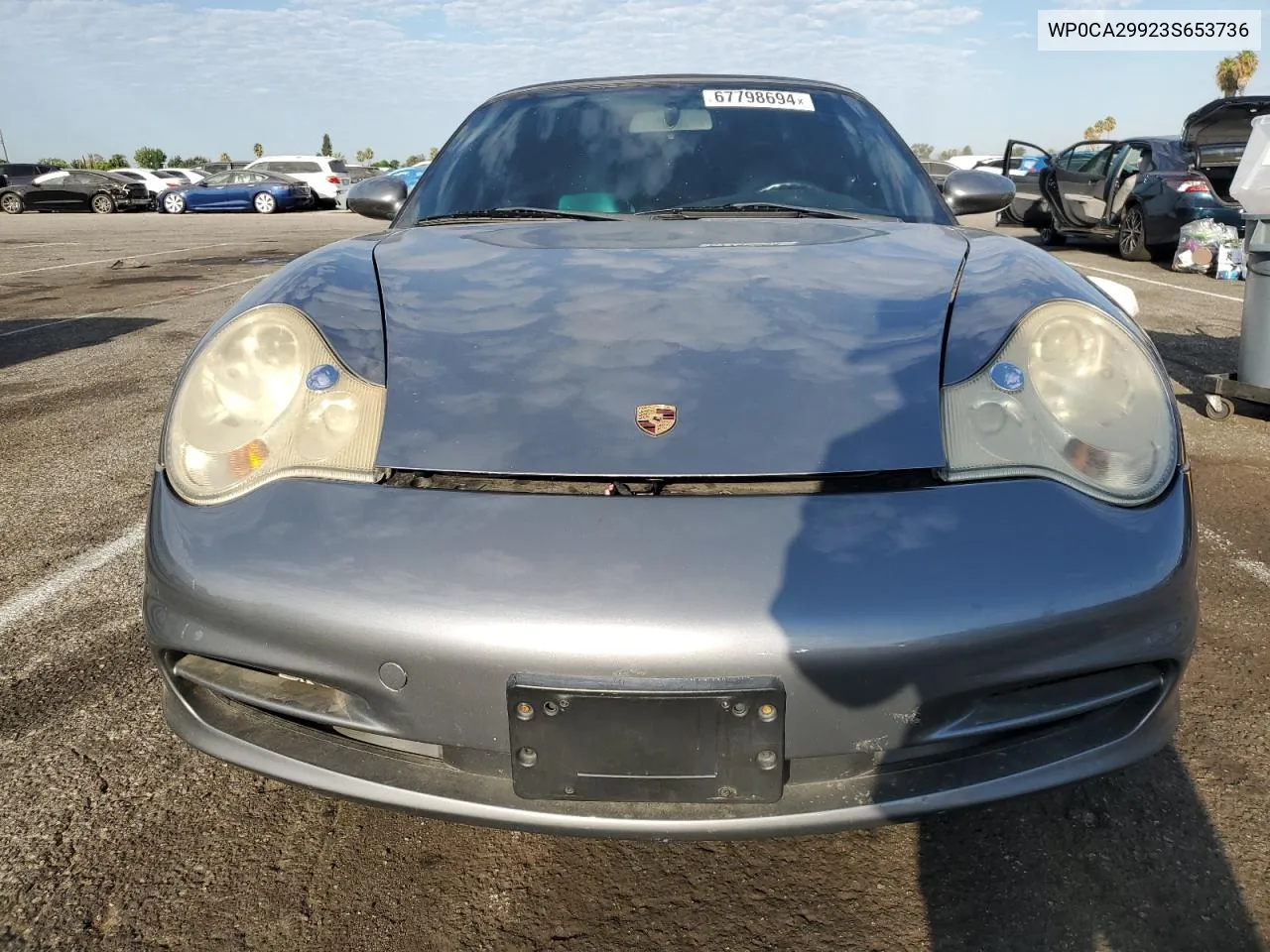 2003 Porsche 911 Carrera 2 VIN: WP0CA29923S653736 Lot: 67798694