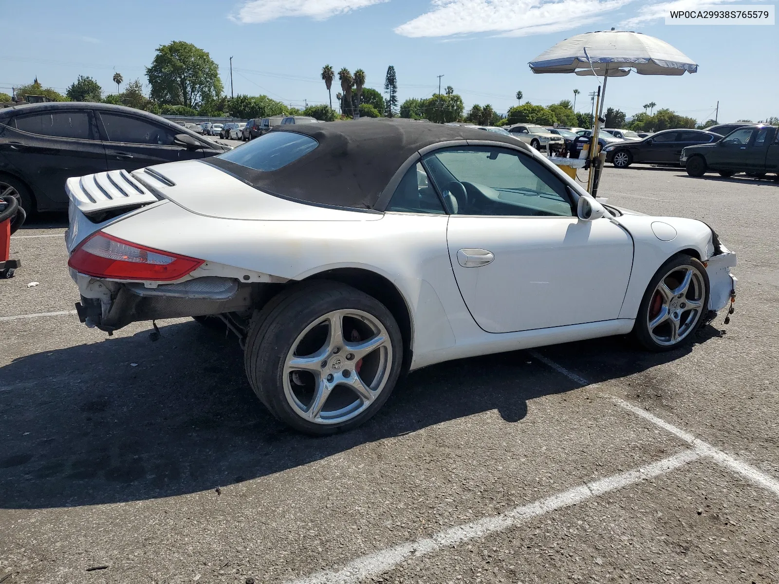 2008 Porsche 911 Carrera Cabriolet VIN: WP0CA29938S765579 Lot: 65810654