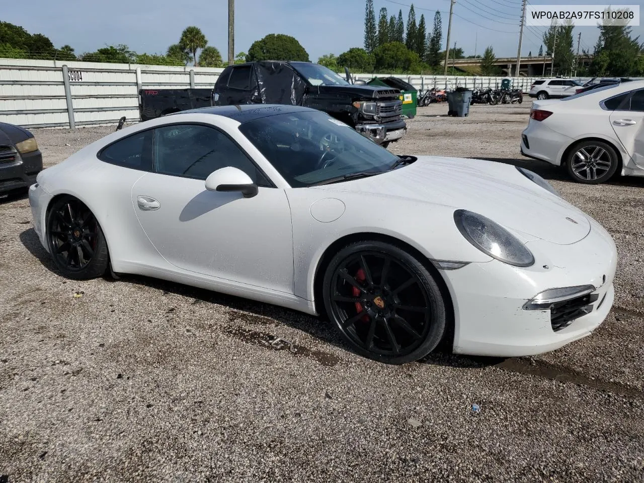 WP0AB2A97FS110208 2015 Porsche 911 Carrera S