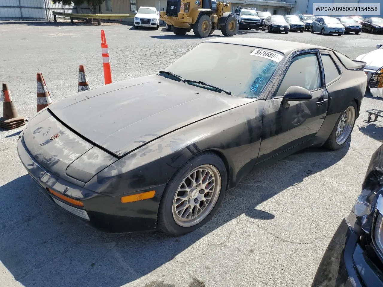 1986 Porsche 944 VIN: WP0AA0950GN154558 Lot: 56766894