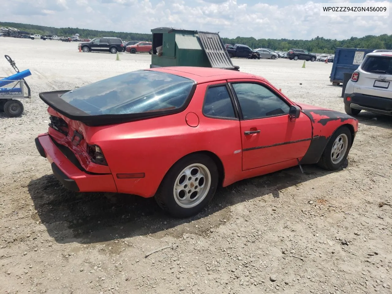 1986 Porsche 944 VIN: WP0ZZZ94ZGN456009 Lot: 58953884