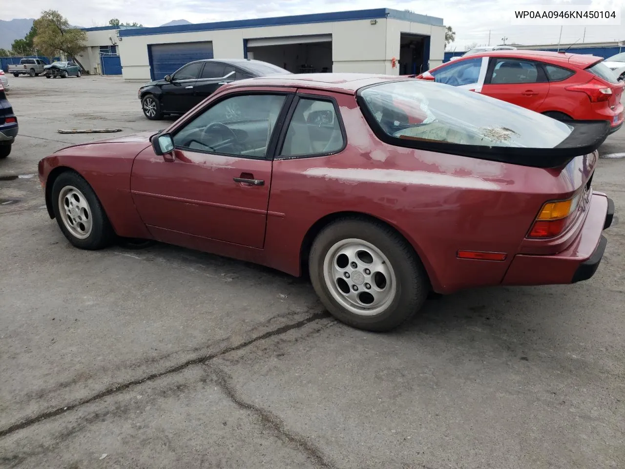 WP0AA0946KN450104 1989 Porsche 944