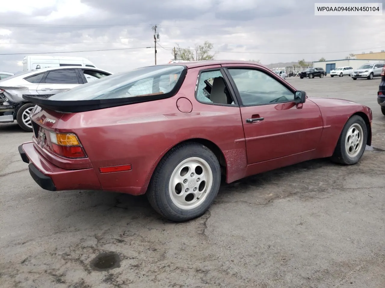 WP0AA0946KN450104 1989 Porsche 944