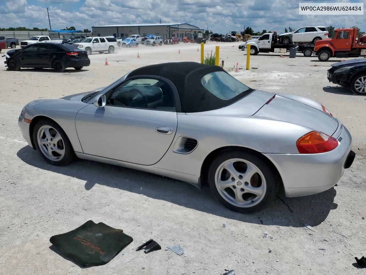 1998 Porsche Boxster VIN: WP0CA2986WU624434 Lot: 64462864