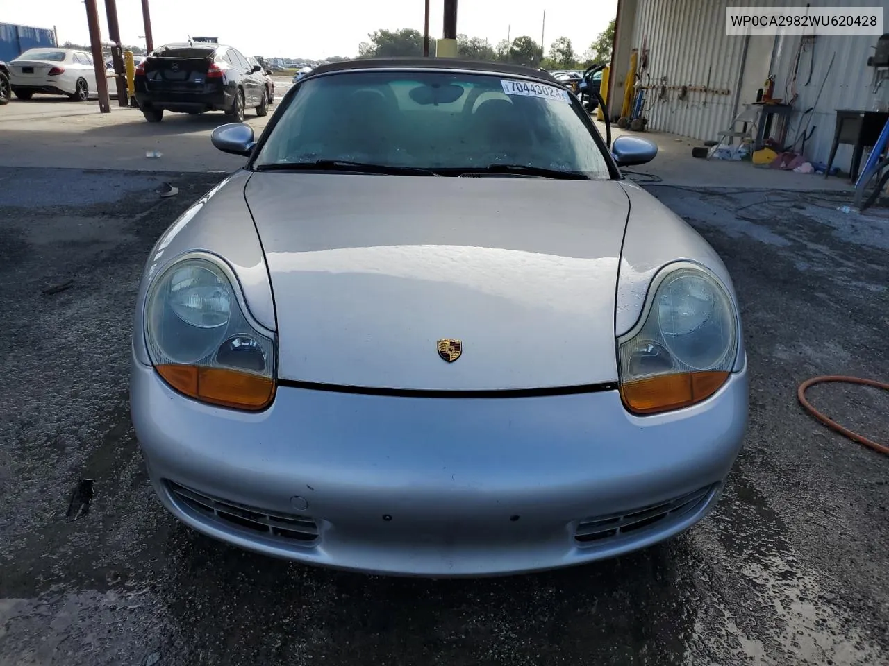 1998 Porsche Boxster VIN: WP0CA2982WU620428 Lot: 70443024