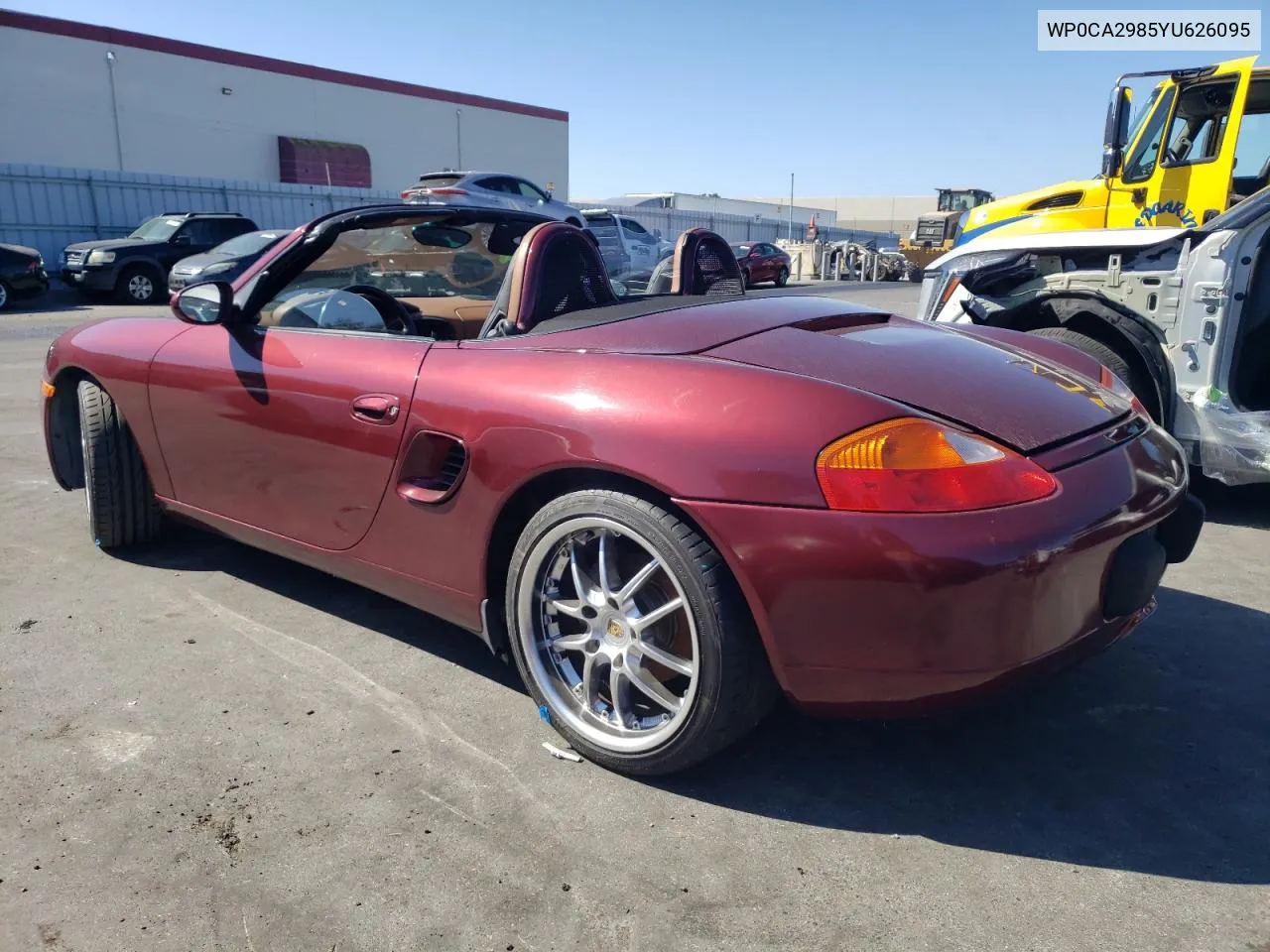 WP0CA2985YU626095 2000 Porsche Boxster