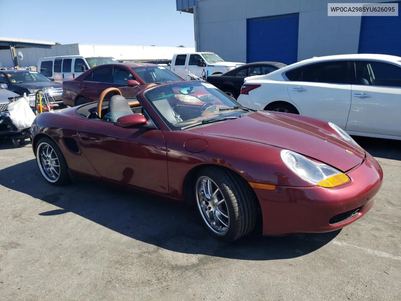 2000 Porsche Boxster VIN: WP0CA2985YU626095 Lot: 69437524