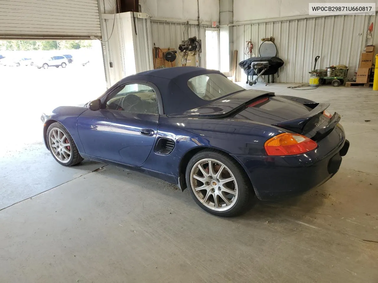 2001 Porsche Boxster S VIN: WP0CB29871U660817 Lot: 71265514