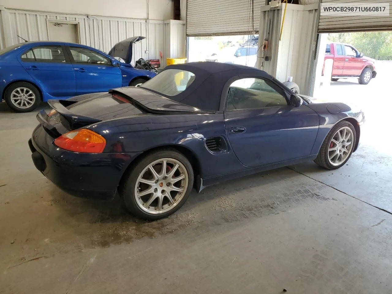 2001 Porsche Boxster S VIN: WP0CB29871U660817 Lot: 71265514