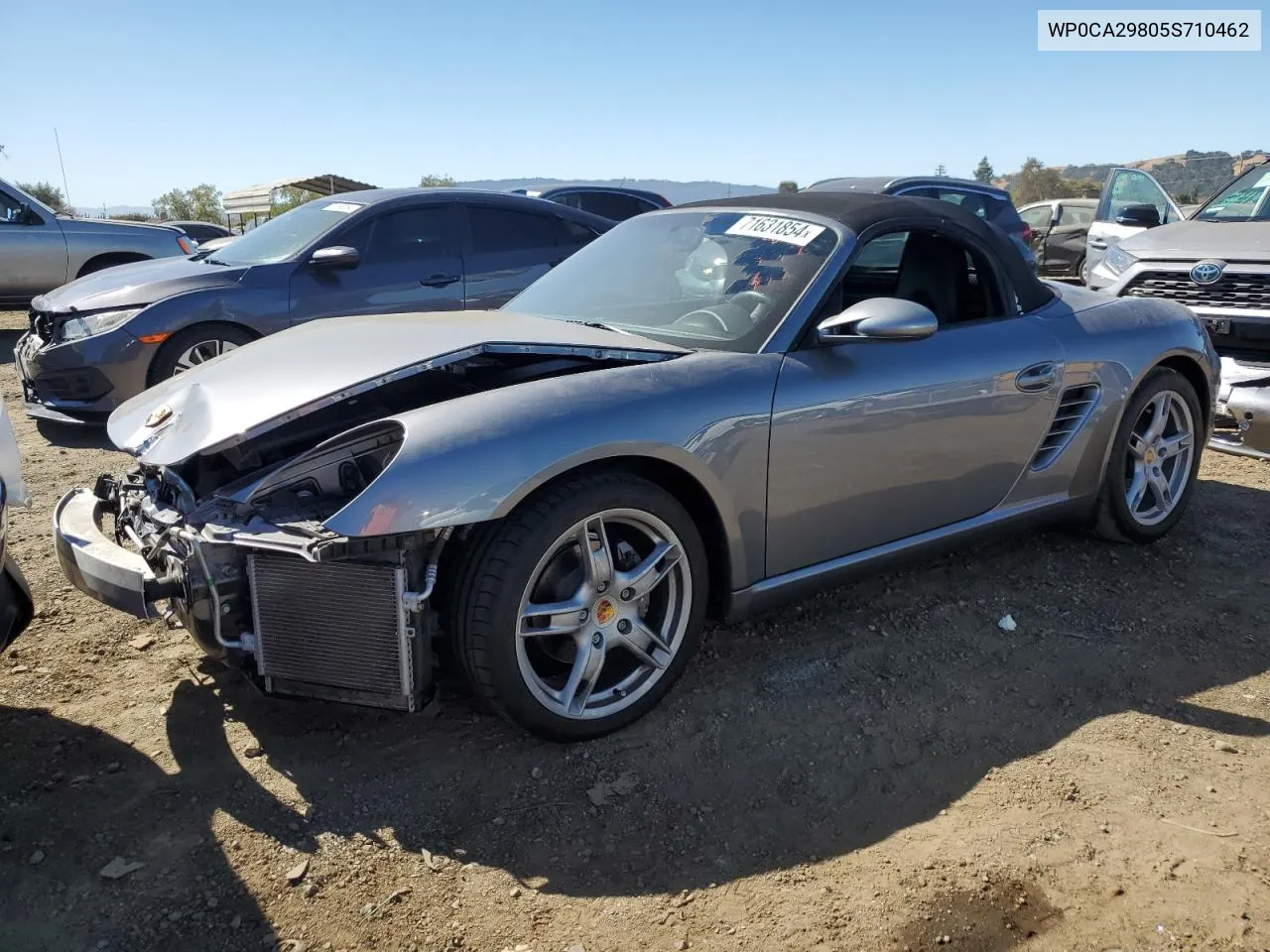 2005 Porsche Boxster VIN: WP0CA29805S710462 Lot: 71631854