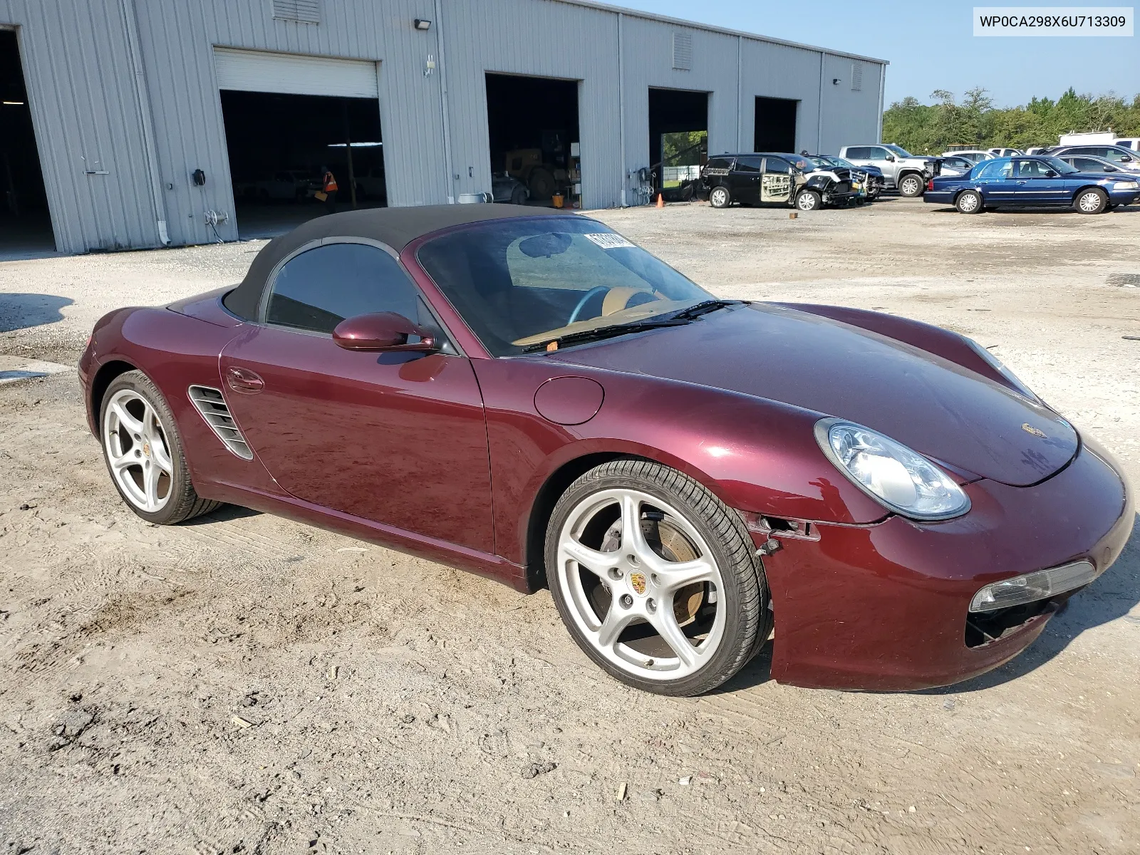 2006 Porsche Boxster VIN: WP0CA298X6U713309 Lot: 67831884