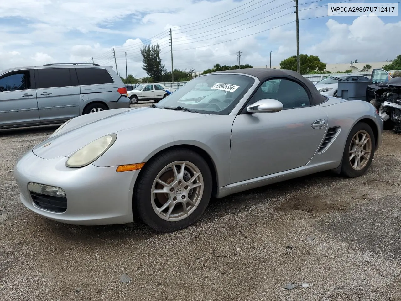 WP0CA29867U712417 2007 Porsche Boxster