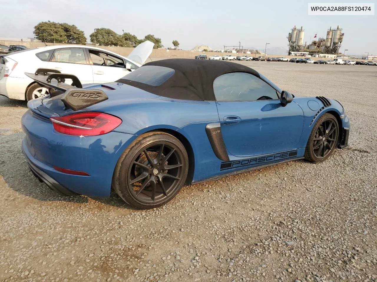 2015 Porsche Boxster VIN: WP0CA2A88FS120474 Lot: 68379294