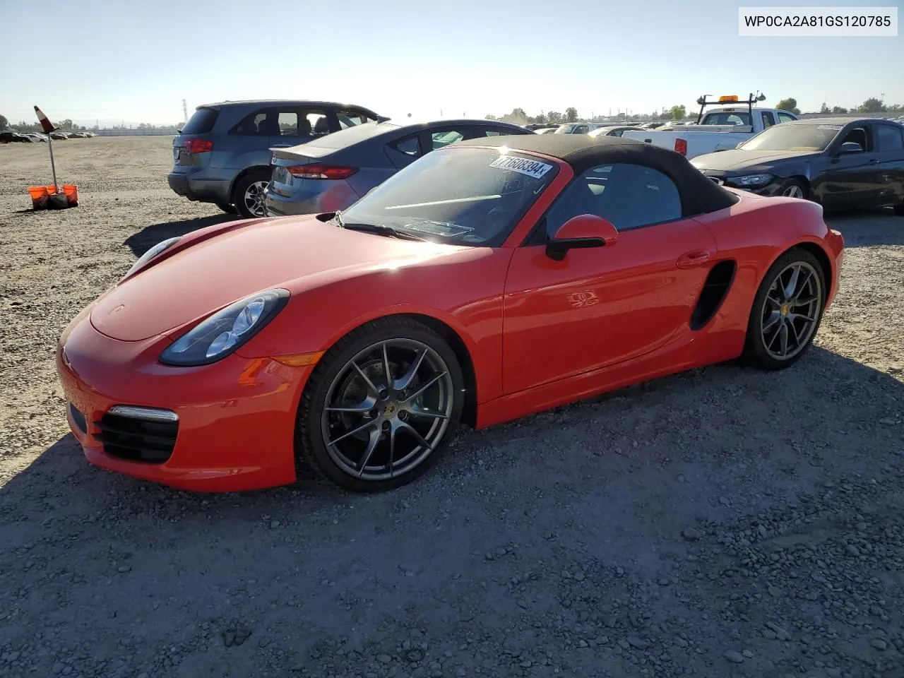 WP0CA2A81GS120785 2016 Porsche Boxster