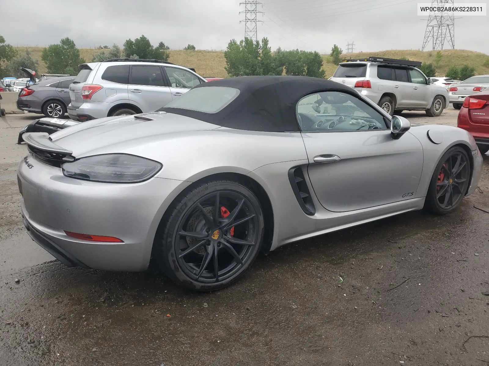 WP0CB2A86KS228311 2019 Porsche Boxster S