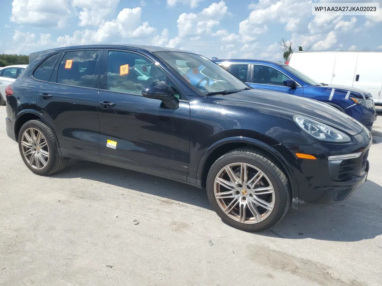 2018 Porsche Cayenne VIN: WP1AA2A27JKA02023 Lot: 72199364