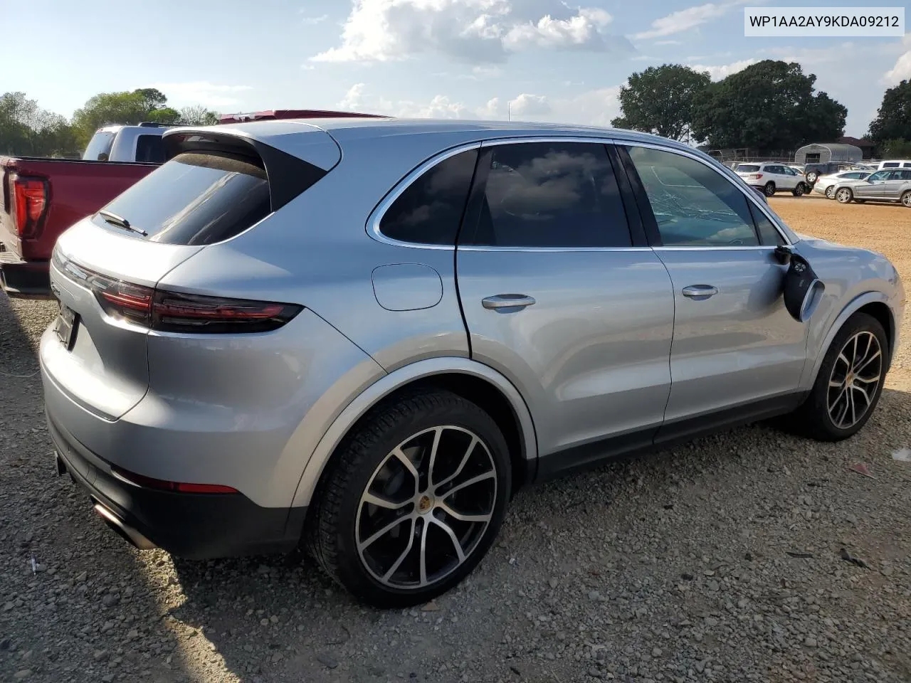 2019 Porsche Cayenne VIN: WP1AA2AY9KDA09212 Lot: 71829084