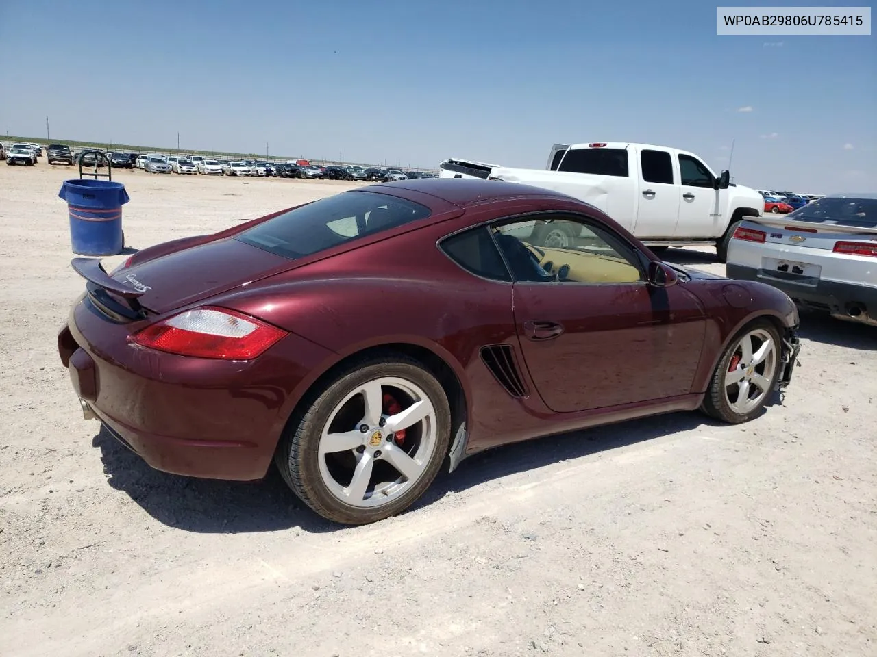 WP0AB29806U785415 2006 Porsche Cayman S