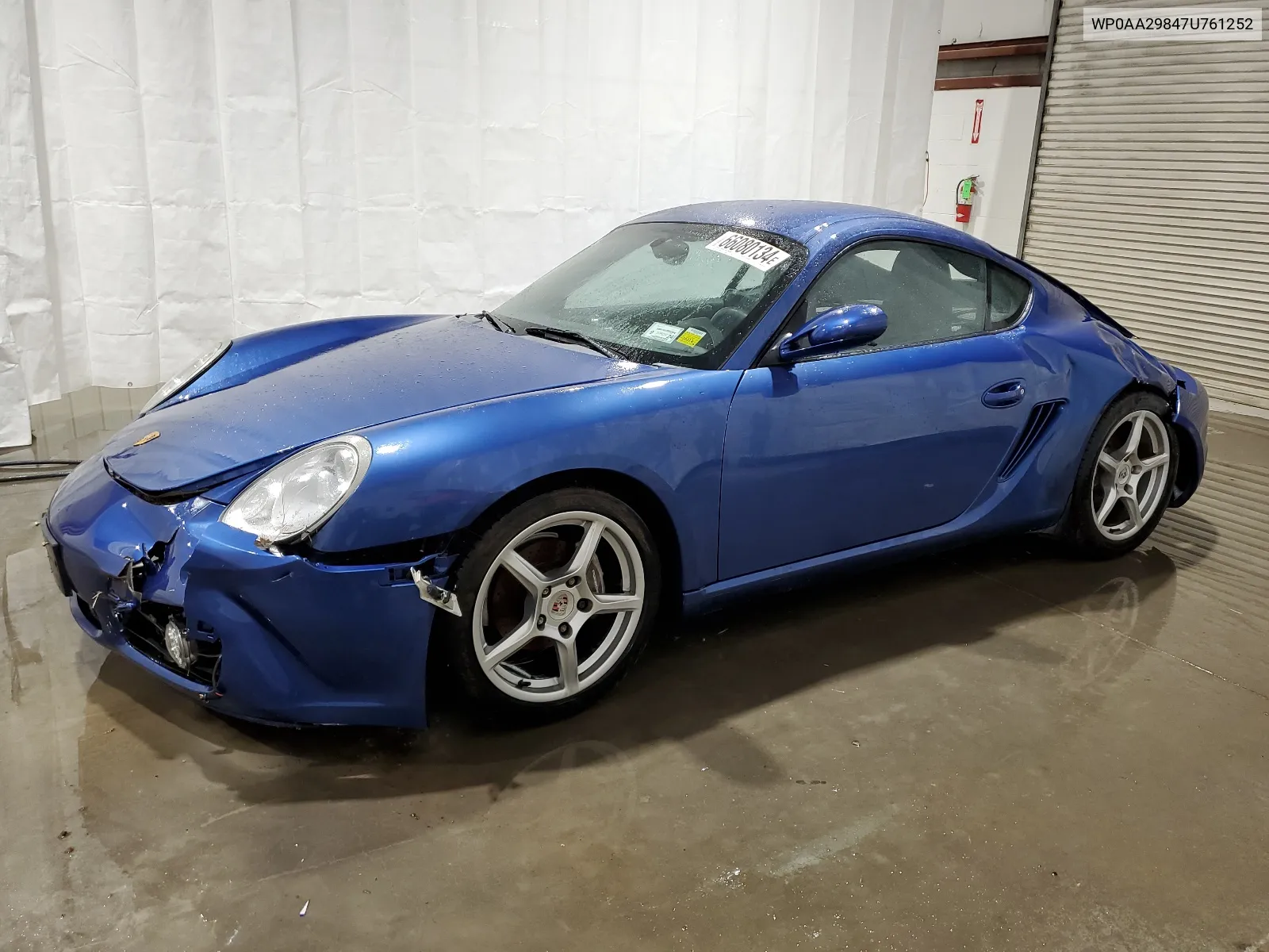 2007 Porsche Cayman VIN: WP0AA29847U761252 Lot: 66080134