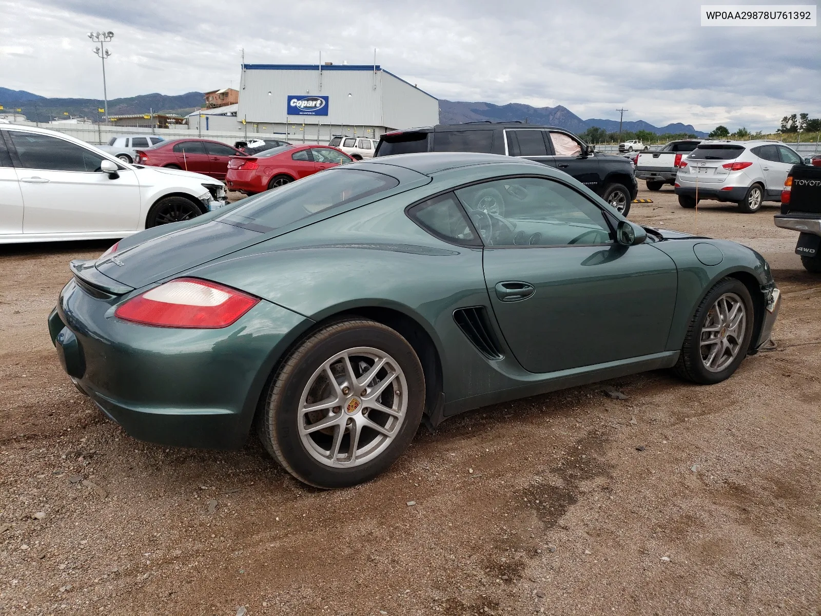 2008 Porsche Cayman VIN: WP0AA29878U761392 Lot: 66990704