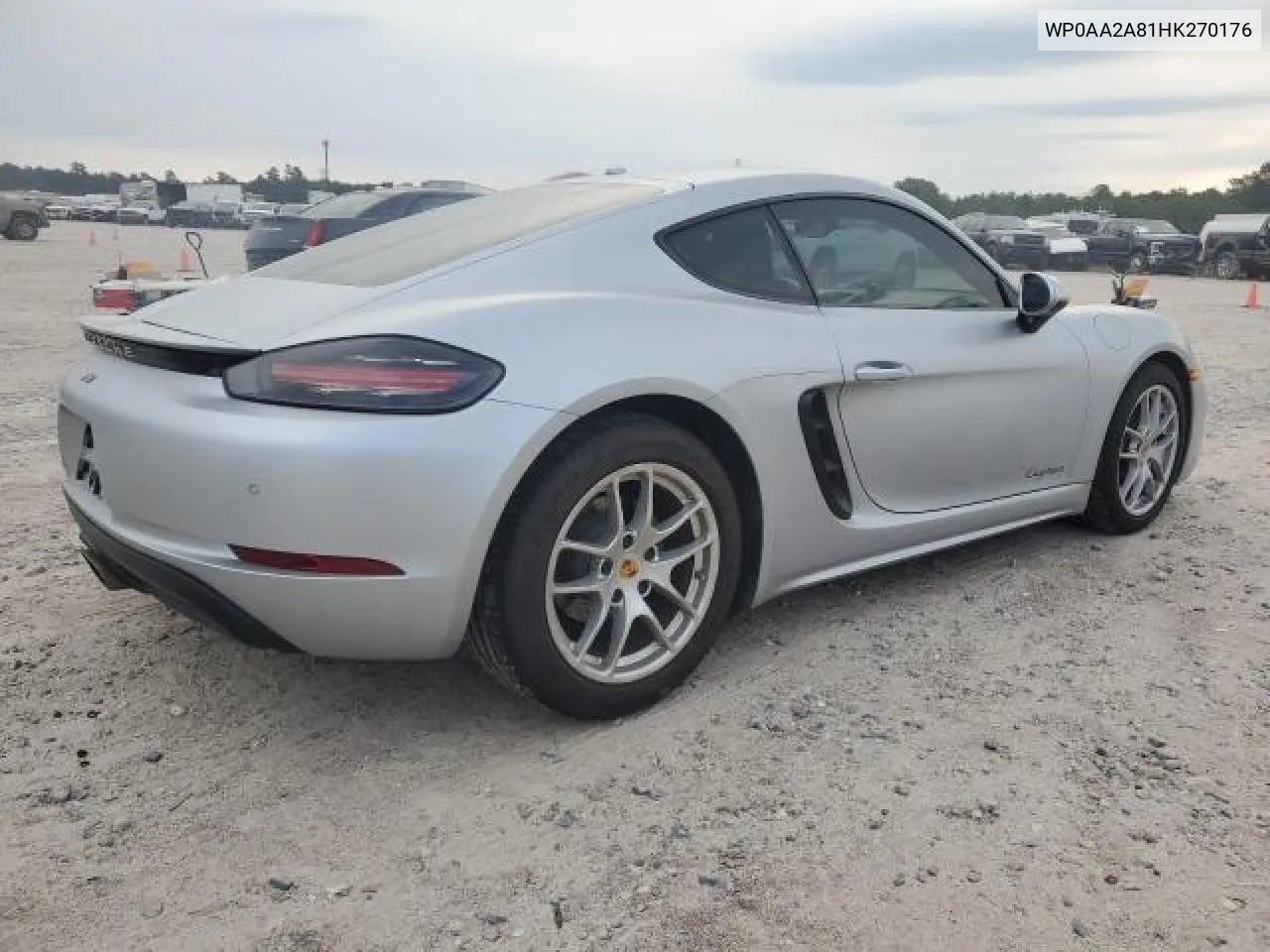 2017 Porsche Cayman VIN: WP0AA2A81HK270176 Lot: 69945504