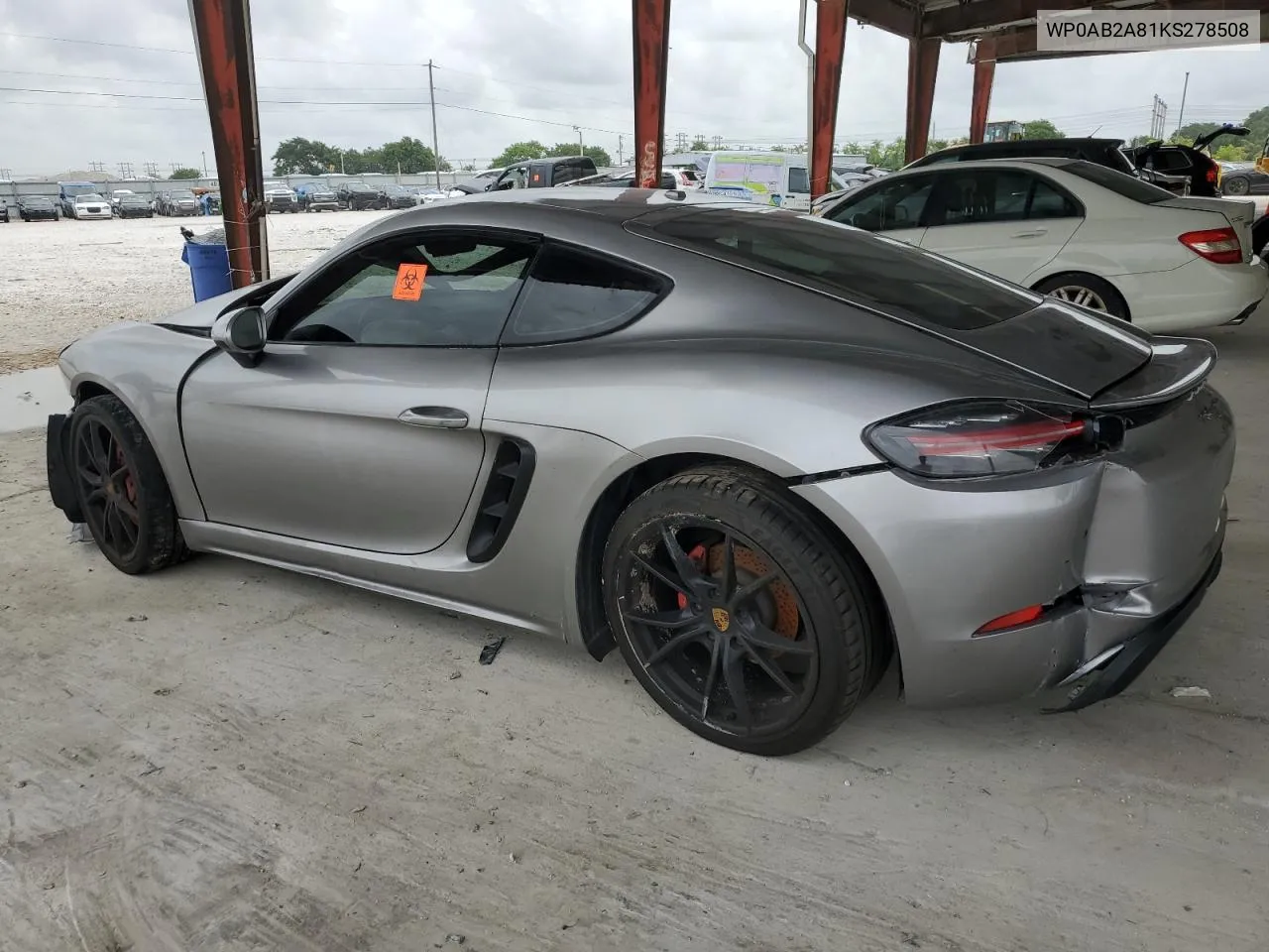 WP0AB2A81KS278508 2019 Porsche Cayman S