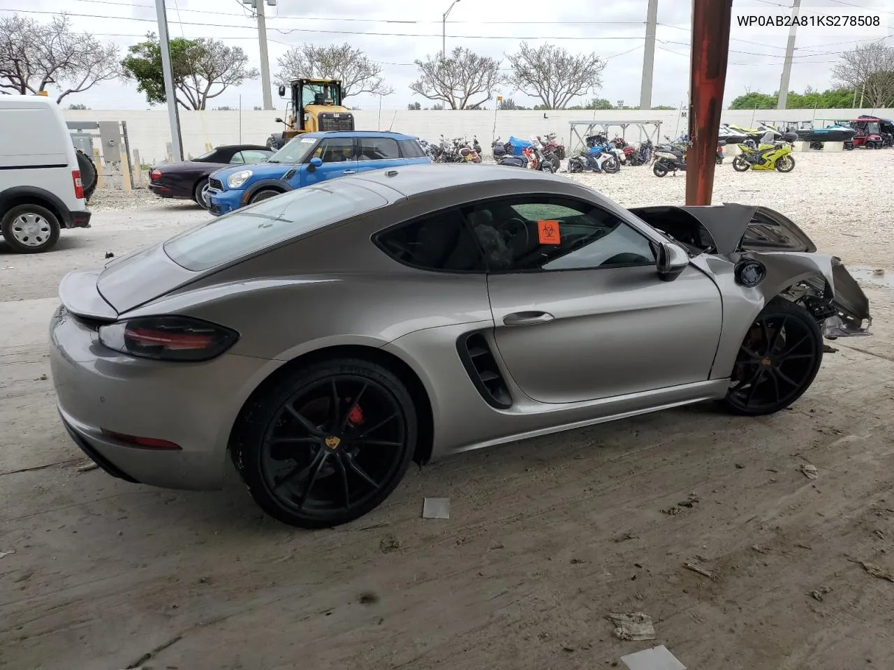 WP0AB2A81KS278508 2019 Porsche Cayman S