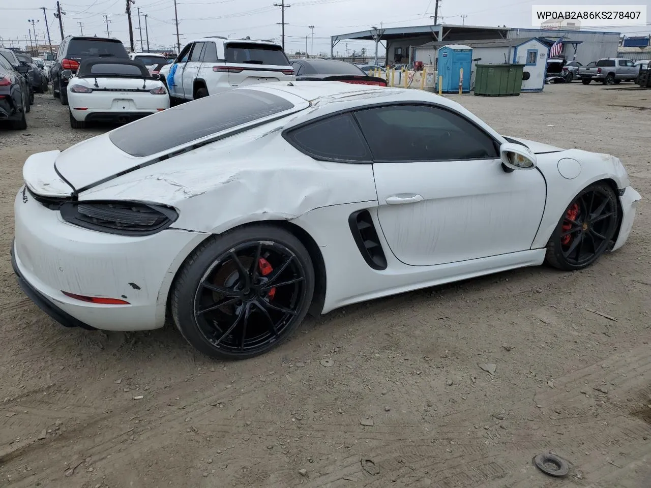 WP0AB2A86KS278407 2019 Porsche Cayman S