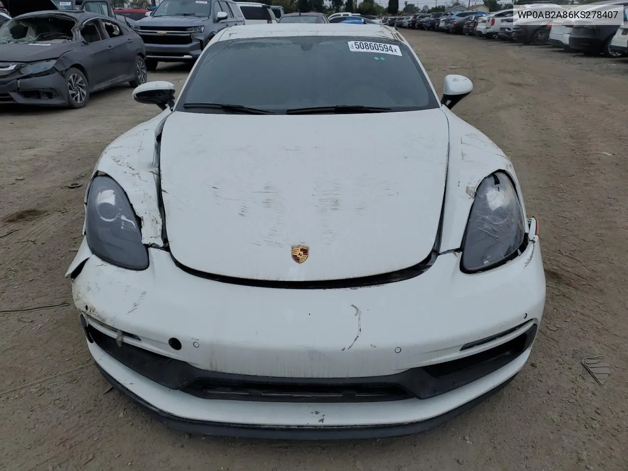 WP0AB2A86KS278407 2019 Porsche Cayman S