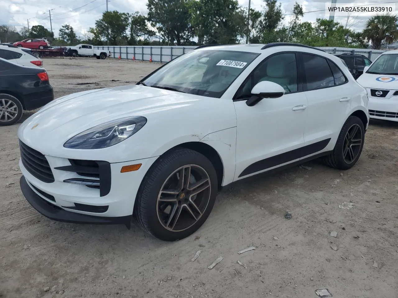 2019 Porsche Macan S VIN: WP1AB2A55KLB33910 Lot: 71087984