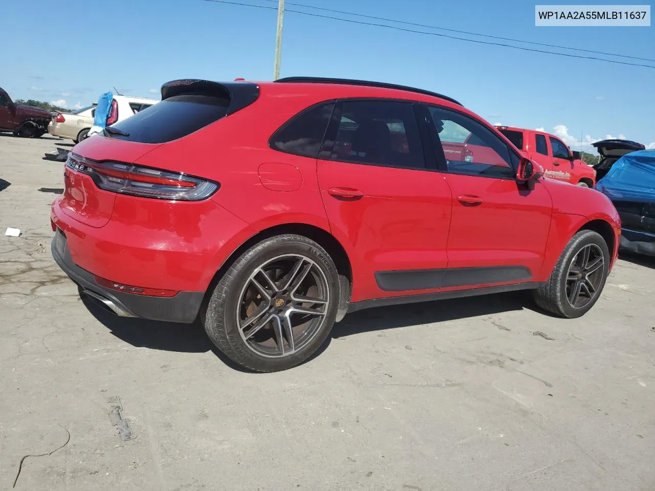 2021 Porsche Macan VIN: WP1AA2A55MLB11637 Lot: 71638944