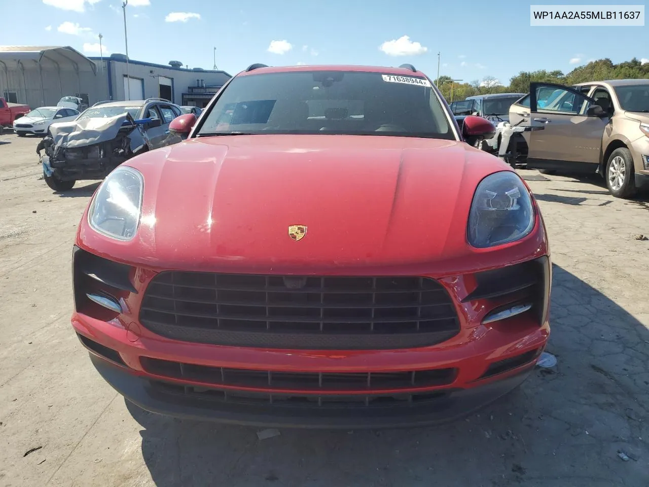 2021 Porsche Macan VIN: WP1AA2A55MLB11637 Lot: 71638944