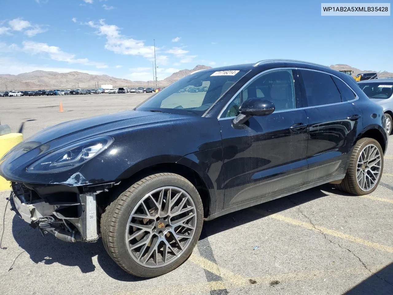 WP1AB2A5XMLB35428 2021 Porsche Macan S