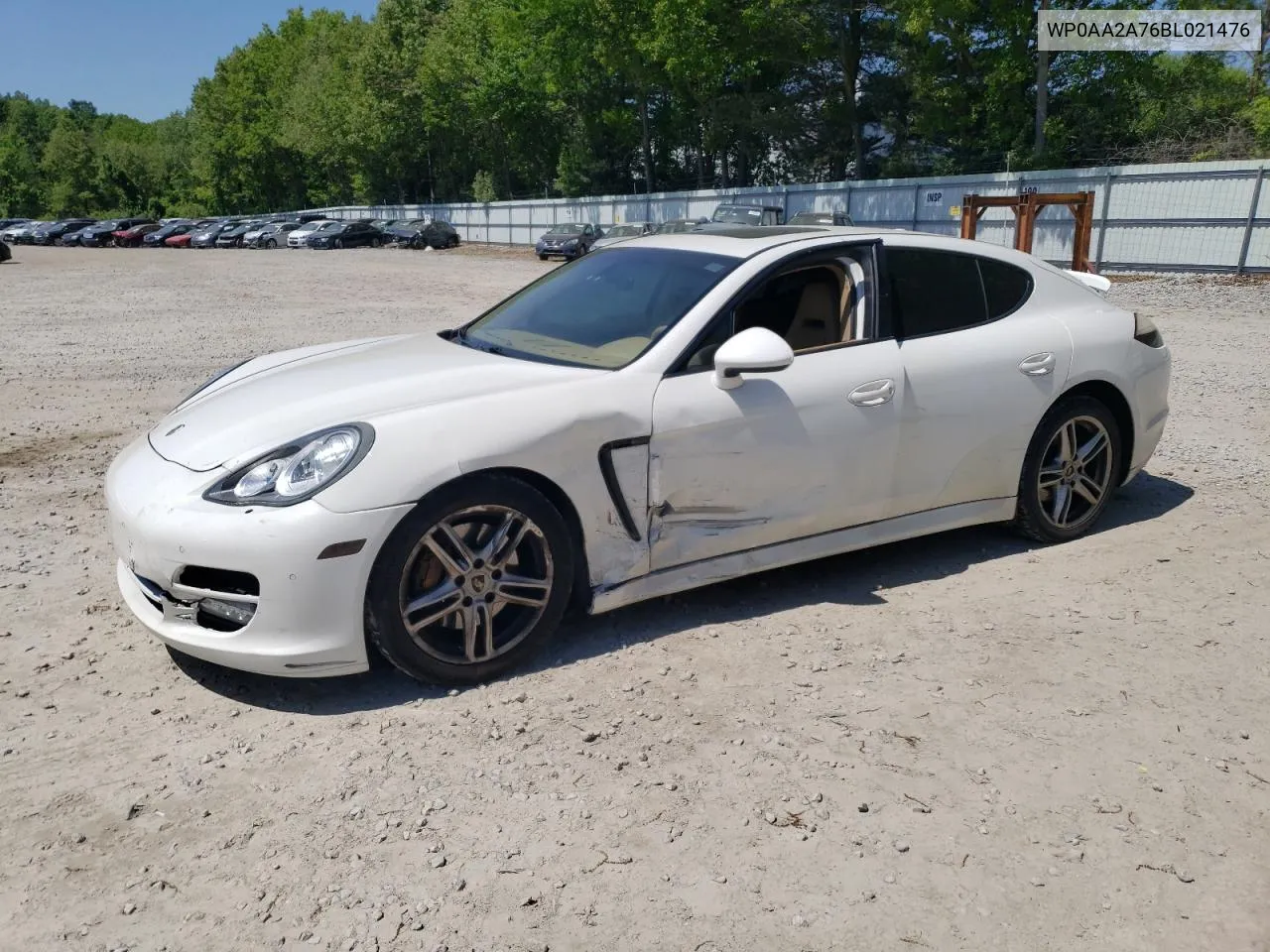 2011 Porsche Panamera 2 VIN: WP0AA2A76BL021476 Lot: 55572744