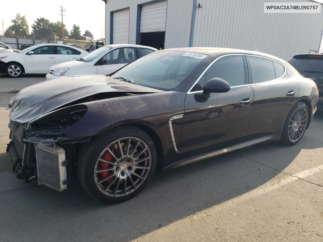 2011 Porsche Panamera Turbo VIN: WP0AC2A74BL090757 Lot: 70475244